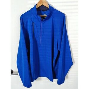 Zero Restriction Tour Series Mens 2XL Blue 1/4 Zip Golf Pullover Jacket